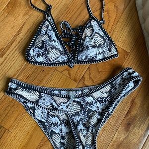 Zaful animal print bikini